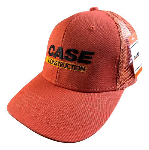 Gorra Estilo Case Construction Naranja Malla Ajustable Cs003 Naranja Único