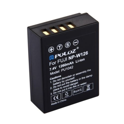 Puluz Np-w126 7.4v 1260mah Li-ion Batería Para Fuji X-e1