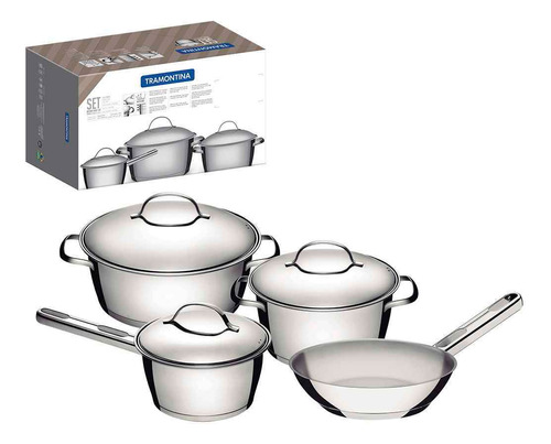 Juego De Batería De Cocina 4 Piezas Allegra Tramontina 65650