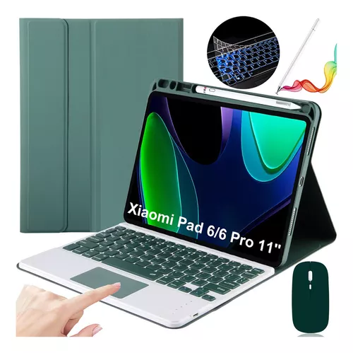 Funda Con Teclado Táctil, Mouse Y Lápiz P/xiaomi Pad 6/6 Pro