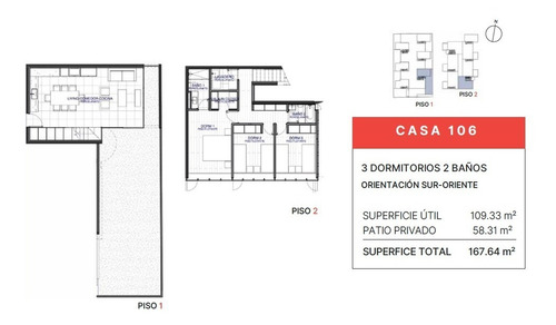 Imagen 7 de 8 de Ultima Casa Towhouse Con Patio . Providencia