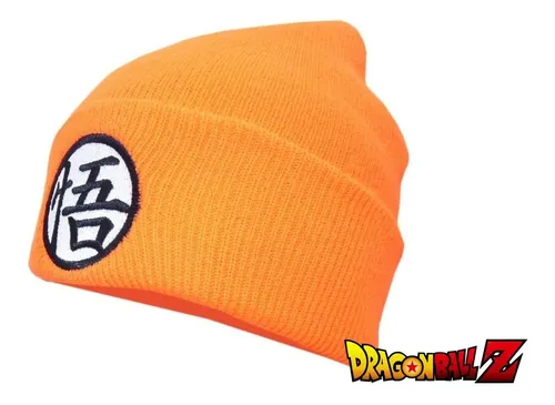 Gorro De Lana Goku Naranja Dragon Ball Kanji Bordado Gorro De Lana Goku Naranja Dragon Ball Kanji Bordado
