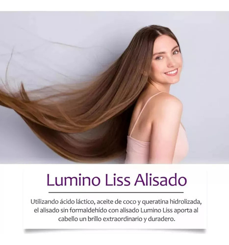 Fj Lumino Liss Alisado, Lumino Liss Sin Formol, Lumiino Liss