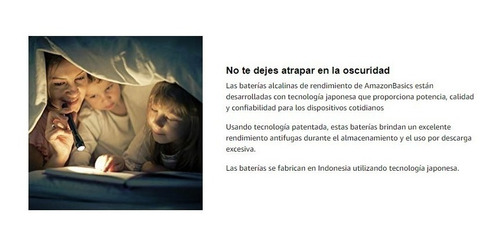 Imagen 3 de 6 de Pila Amazon Basics Aaa Alta Duracion Alto Rendimiento
