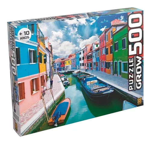 Jogo 3 Quebra Cabeça 1 Veneza, 1 Portugal E 1 Itália Puzzle