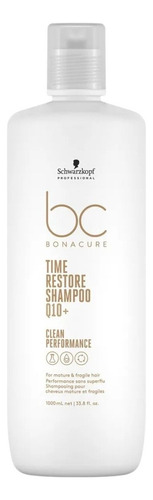 Shampoo Time Restore Q10+ Bonacure Clean Bc Schwarzkopf 1l