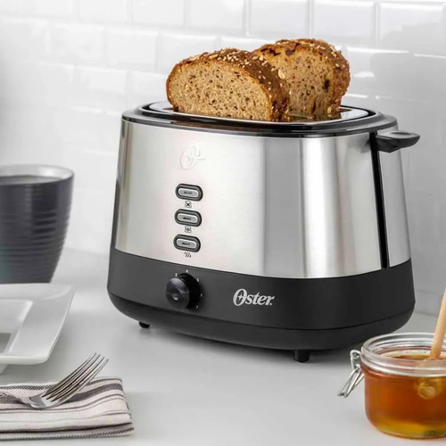 Oster Tostadora Acero Inoxidable 2 Rebanadas Tssttr50