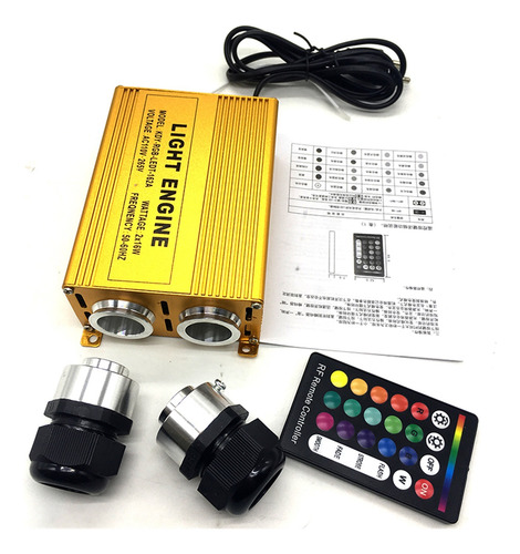 Motor De Fibra Óptica Led De 2*16 W De Doble Cabezal De