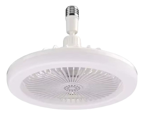 Foco Ventilador Led De Techo Control Velocidad Foco Led Bco Blanco