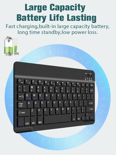 Capa Com Teclado E Mouse Para Huawei Matepad T 10s 10.1 Ñ