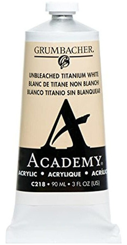 Grumbacher Academy Pintura Acrilica 3 Fl Oz3 Oz Tubo De Met