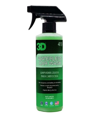 3d Waterless Car Wash Lavado Sin Agua 500cc