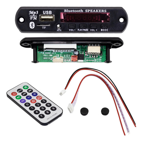 Módulo Decodificador Mp3 Usb + Bluetooth Con Control Remoto