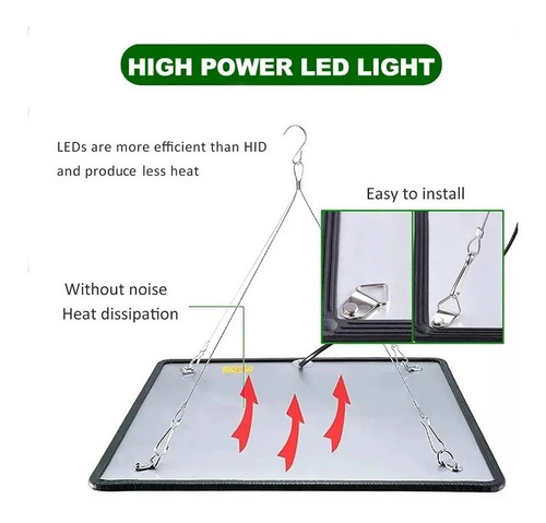 Imagen 5 de 10 de Led Crecimiento Cultivo Espectro Completo Full Spectrum Leds