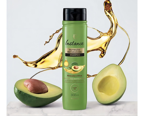Shampoo Abacate E Oliva Nutrição Reparadora Eudora Instance