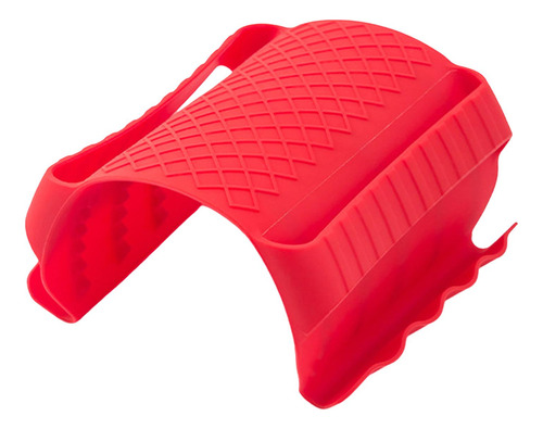 4 Soporte De Mango Caliente De Silicona Resistente Al Rojo