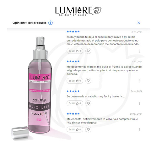 Gota De Seda Capilar Antifrizz Repara Y Sella Puntas Lumiere