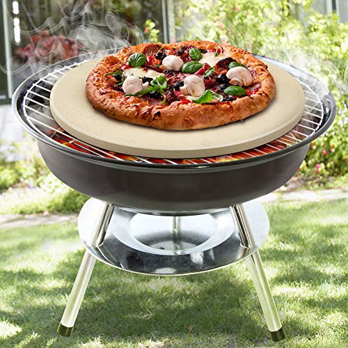 Cook N Home Piedra Hornear Pizza Redonda De 16 Pulgadas...