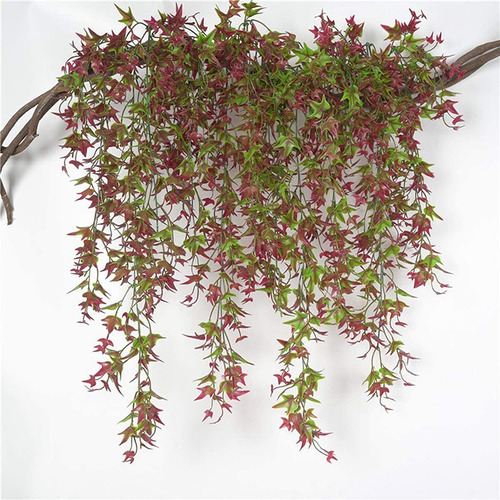 Plantas Suspensas Artificiais Com Folhas De Batata Doce,