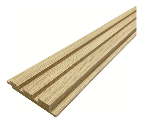 Panel Acanalado Ranurado Madera Color Capuchino