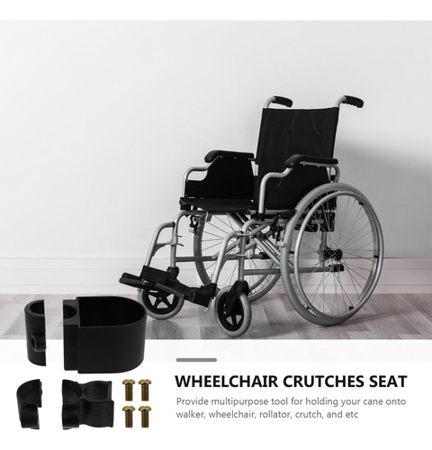 Piezas Para Soporte De Asiento Con Muleta Para Silla De Rued