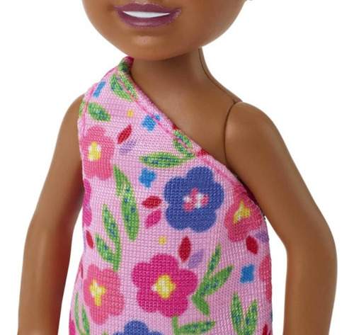 Muñeca Barbie Chelsea Hgt07 Vestido Floreado Original