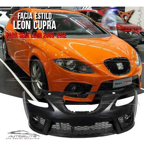 Imagen 2 de 10 de Facia Defensa Delantera Seat Leon Tipo Cupra 2006 - 2013 Dep