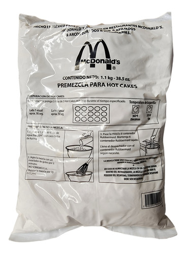 Harina Para Hot Cakes Original Mcdonald's Instantáneos 1.1kg