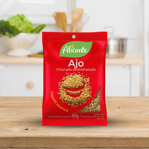 Alicante Ajo Triturado Deshidratado X 50 Gr