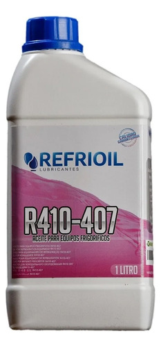 Aceite Para Equipos Frigorificos R410 R-407 X 1lts Refrioil