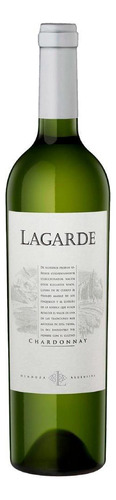Vinho Argentino Branco Lagarde Chardonnay Garrafa 750ml