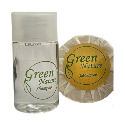 Kit Hotelero Shampoo Y Jabón  50 Pz Cu Green Nature 