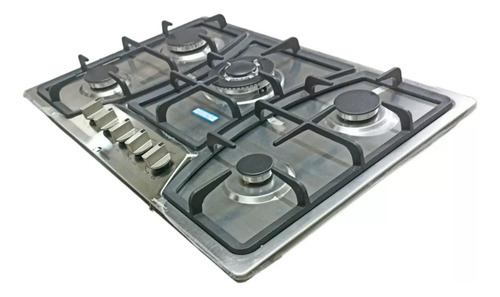 Parrilla Estufa 5 Quemadores Acero Inoxidable Shorbull