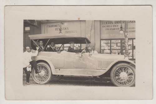 Montevideo Antigua Fotografia Postal Rppc Cachila Comercios