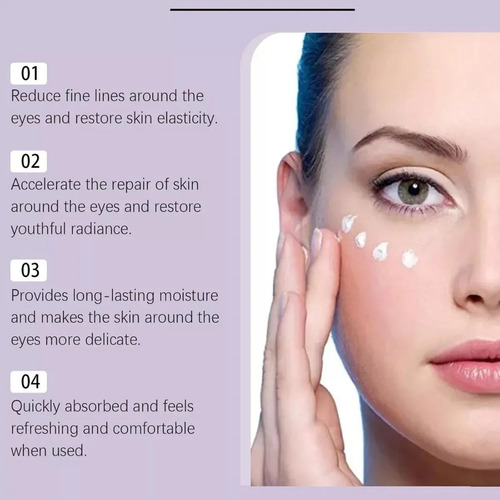 Creme De Olhos Antirrugas Gencian, Pacote Com 2