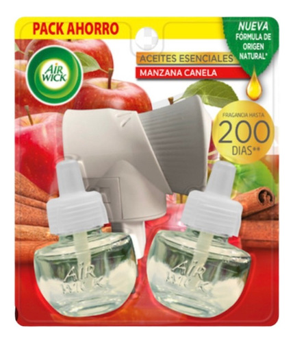  Air Wick Aceites Enchufe + 2 Repuestos Manzana C 21 Ml