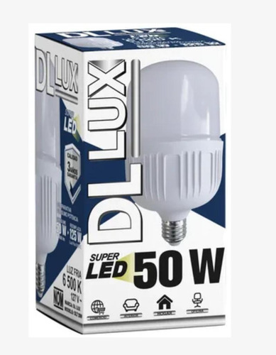 Foco Led Tipo Bala 50w Super Brillo Dlt50w Dllux