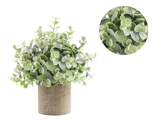 Pequeñas Plantas Falsas, Planta Verde En Maceta Desmodio