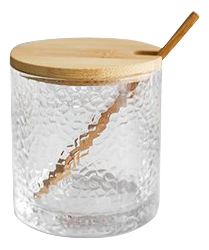 . 5 Tarro De Especias De Estilo Japonés Con Tapa De Madera,