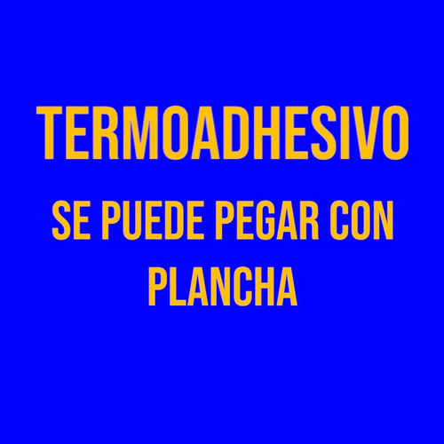 Parche Termoadhesivo Route Ruta 91 Azul Y Amarillo