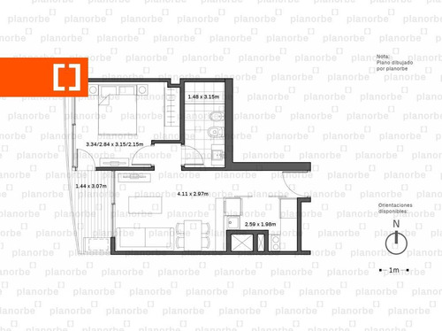 Venta De Apartamento Obra Construcción 1 Dormitorio En Buceo, More Buceo Unidad 1603