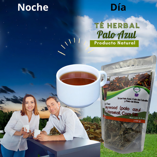 Té De Palo Azul, Cola De Caballo, Pelo De Elote 150 Grs