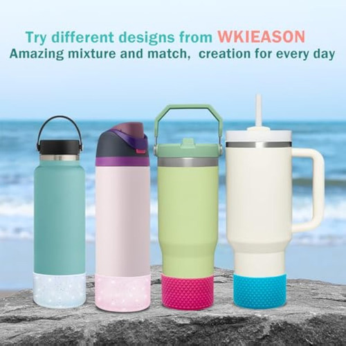 Wk Ieason Wkieason - 2 Botas De Silicona Para Vaso