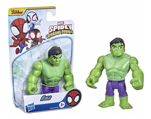 Muñeco Hulk Spidey Y Sus Maravillosos Amigos Original 10 Cm