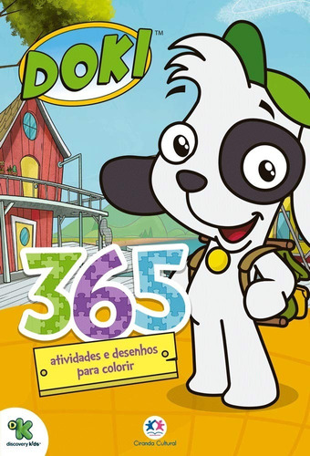 Livro Para Colorir Infantil - Doki 365 Atividades E Desenhos