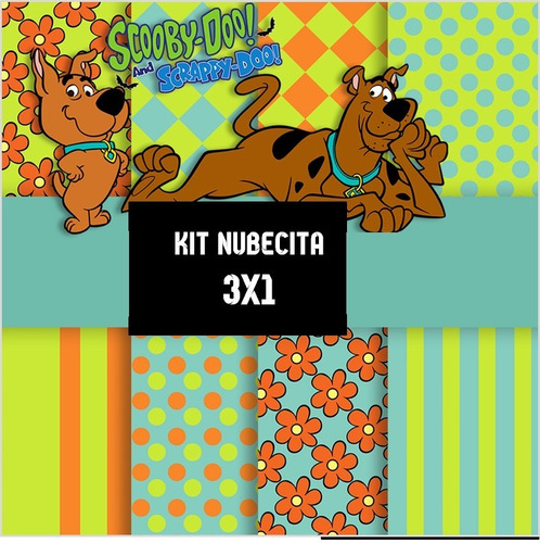Kit Imprimible 3x1 Scooby Doo Imagen Fondos #949
