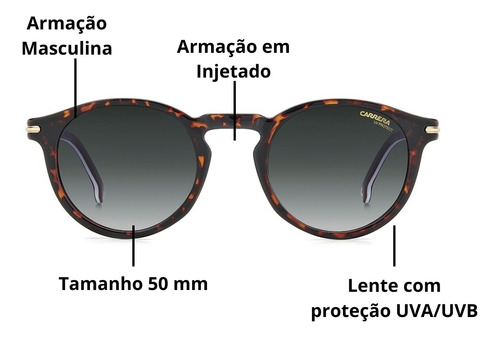Óculos De Sol Carrera Tartaruga 301/s 086 509k S