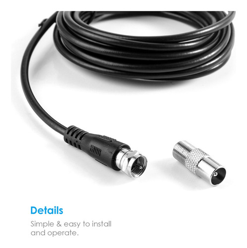 Receptor De Antena Dvb-t Digital De 75 Ohms De 30 Dbi De Gan