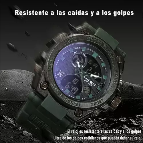 Reloj De Pulsera Táctico Militar Impermeable Para Hombre