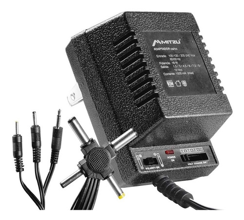Eliminador Universal Múltiple 7 Conectores 1,000 Ma Mca-1000